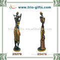 Home decoration resin African sculptures